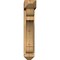 Ekena Millwork Olympic Arts and Crafts Rough Sawn Bracket w/ Offset Brace, Western Red Cedar, 6"W x 24"D x 32"H BKT0604X24X32OLY03RWR - alternate 4